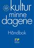 minne dagene Håndbok