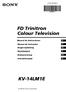 FD Trinitron Colour Television