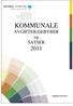 KOMMUNALE AVGIFTER,GEBYRER og SATSER 2011