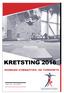 KRETSTING 2016 HEDMARK GYMNASTIKK- OG TURNKRETS. Løten MARS