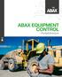 ABAX EQUIPMENT CONTROL. Produktbrosjyre