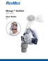 Mirage SoftGel NASAL MASK. User Guide Norsk