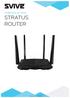 WIRELESS AC 1200 STRATUS ROUTER