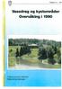 Vassdrag og kystomrader Overvåking i 1990