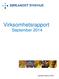 Virksomhetsrapport September 2014