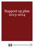 Rapport og plan