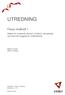 UTREDNING. Frøya vindkraft 1. Status for svartand, storlom, smålom, hønsehauk og hubro før bygging av vindkraftverk. Magne Husby Martin Pearson