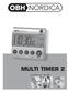 MULTI TIMER 2. Dual Kitchen Timer - type 4935