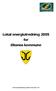 Lokal energiutredning 2005 for Øksnes kommune