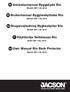 Användarmanual Ryggskydd Rio. Brukermanual Ryggbeskyttelse Rio. Brugervejledning Rygbeskytter Rio. Käyttöohje Selkäsuoja Rio