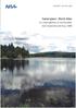 NI V'1-v. Sætersjøen i Nord-Odal. En undersøkelse av vannkvalitet med resipientvurdering i r RAPPORT L.NR  : y ~-`> v~:; =