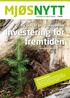 Investering for fremtiden