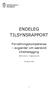 ENDELEG TILSYNSRAPPORT