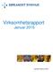 Virksomhetsrapport Januar 2015