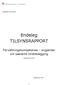 Endeleg TILSYNSRAPPORT