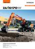 ZAXIS-6 serie HYDRAULISK GRAVEMASKIN