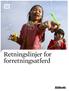 Retningslinjer for forretningsatferd