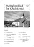 Menighetsblad for Krødsherad