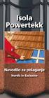 Isola Powertekk. Navodilo za polaganje. Nordic in Exclusive