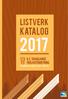 Listverk katalog 2017