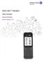 8242 DECT Handset. OXO Connect. Brukerhåndbok. 8AL90311NOADed