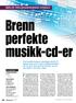 Brenn perfekte musikk-cd-er