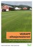 VEIRAPP - slitasjemesteren! Av Trygve S. Aamlid och Agnar Kvalbein, NIBIO Turfgrass Research Group.