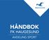 HÅNDBOK FK HAUGESUND AVDELING SPORT