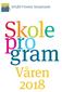 Skole pro gram Våren 2018