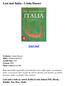 Last ned Italia - Linda Doeser. Last ned. Last ned e-bok ny norsk Italia Gratis boken Pdf, ibook, Kindle, Txt, Doc, Mobi