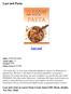 Last ned Pasta. Last ned. Last ned e-bok ny norsk Pasta Gratis boken Pdf, ibook, Kindle, Txt, Doc, Mobi