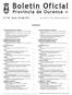 Boletín oficial. provincia de ourense