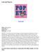 Last ned Pop etc. Last ned. Last ned e-bok ny norsk Pop etc. Gratis boken Pdf, ibook, Kindle, Txt, Doc, Mobi