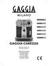 GAGGIA CAREZZA. RI8525, Type SIN 042 GM RI8523, Type SIN 042 GB