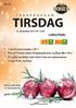 TIRSDAG. 12. desember 2017 kl