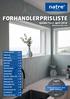 FORHANDLERPRISLISTE. Gjelder fra 1. april Vindusprodusent med BEST SERVICE * Alle priser er eks. mva. Produktoversikt s. 2. Toppsving s.