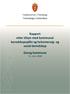 Rapport etter tilsyn med kommunal beredskapsplikt og helsemessig- og sosial beredskap