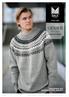 GENSER #DALEGARN #DG #HOUSEOFYARN_NORWAY PURE ECO WOOL MODELL HOUSE OF YARN DALE GARN PURE ECO WOOL GENSER MED RUNDFELLING