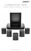 LIFESTYLE 550 HOME ENTERTAINMENT SYSTEM BRUKERVEILEDNING