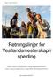 Retningslinjer for Vestlandsmesterskap i speiding