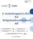 Styresak 75/2018 Vedlegg tertialrapport 2018 for Helgelandssykehuset HF