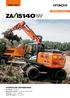 ZAXIS-6 serie HYDRAULISK GRAVEMASKIN