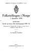 Folketellingen i Norge