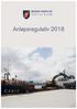 HAVNESTYREMØTE Anløpsregulativ Anløpsregulativ 2018