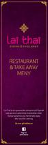 RESTAURANT & TAKE AWAY MENY