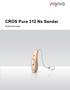 CROS Pure 312 Nx Sender