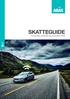 SKATTEGUIDE. Firmabil, yrkesbil og privatbil The difference is ABAX