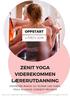 OPPSTART VÅREN 2019 ZENIT YOGA UTDYPENDE PRAKSIS OG TEORIER (300 TIMER) YOGA ALLIANCE GODKJENT PROGRAM