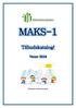 MAKS-1. Tilbudskatalog! Vinter Marienlyst Aktivitetsskole