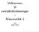 Velkommen til oversiktsforelesninger i Matematikk 1. med Jørgen Endal